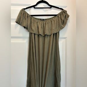 BOOHOO Off the shoulder mini dress